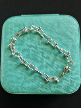SILVER - hardware bracelet small link